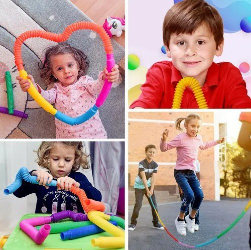 Miniatura 2 de Tubo Pop It Juguete Pitillo Estira